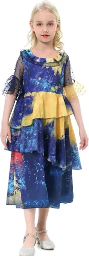 Vista 7 de ToBunm Isabela Costume for Girls Dress Outfit Cosplay Princess Tutu Dress Up for Halloween