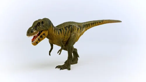 Vista 4 de Schleich Dinosaurios – Juguetes de dinosaurio realistas grandes para niños y niñas – Figura de juguete de tarbosaurio con mandíbula móvil – A partir