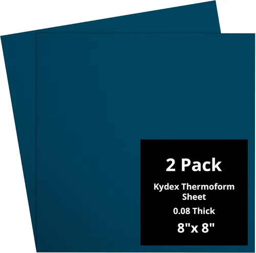 Vista 61 de Kydex Sheets - Solid Color DIY Kit for Crafting Holsters, Sheaths, and Mag Pouches - (8x8, 8x12, 12x12), Premium Thermoform Sheets - Thick, Durable