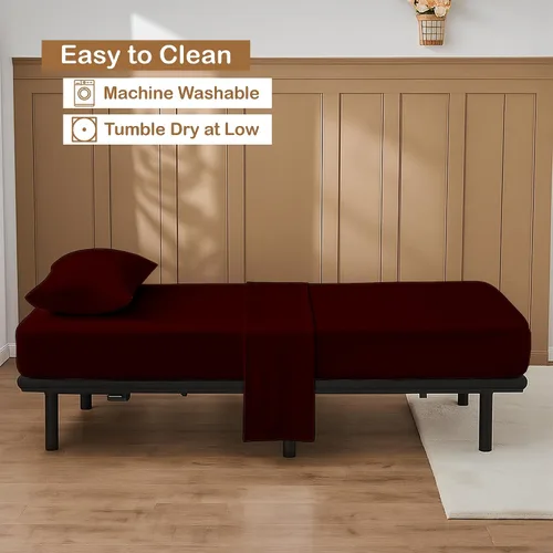Vista 5 de ARlinen Juego de sábanas de 4 piezas para cuna de 25 x 75 pulgadas, colchón ajustable de algodón egipcio que se adapta a hasta 4 a 8 pulgadas