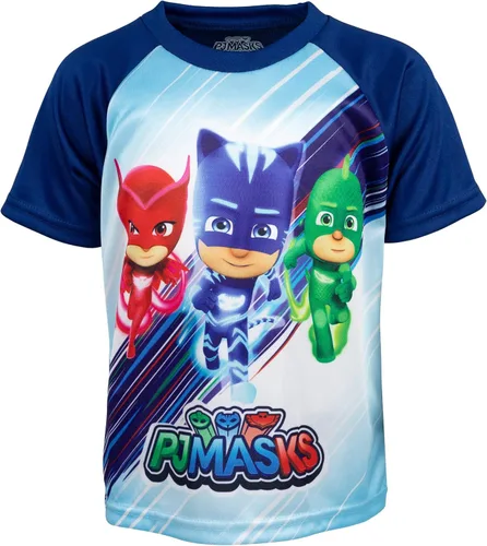 Vista 4 de PJ Masks Catboy Gekko Owlette - Conjunto de 3 piezas, camiseta sin mangas