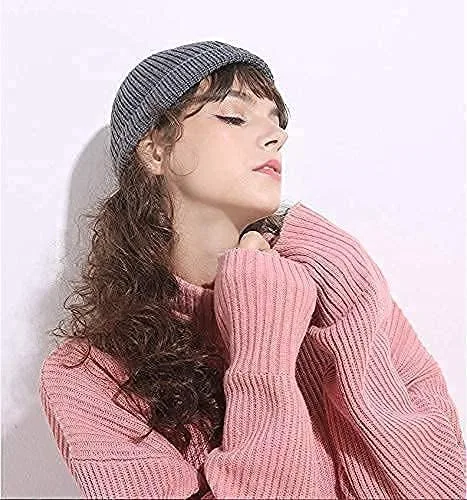 Vista 6 de Ryobens Swag. - Gorro de lana para hombre y mujer, gorro tejido para invierno.