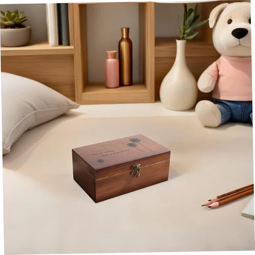 Vista 6 de Happyyami Titular de la joyería de madera y artículos diversos contenedor de almacenamiento