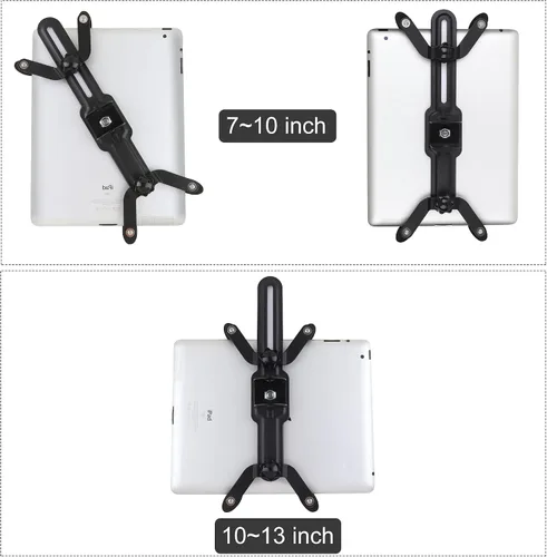 Vista 4 de Soporte de pared para tableta, negro, de 7 a 13 pulgadas