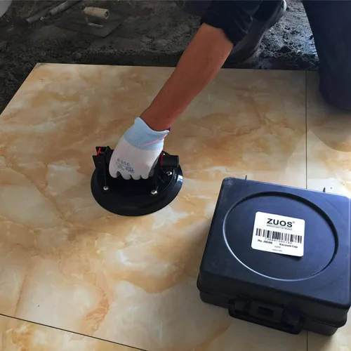 Vista 6 de Elevador de vidrio de mano resistente con ventosa de 8 pulgadas, potente elevador de vacío industrial con asa para elevación de granito y reemplazo