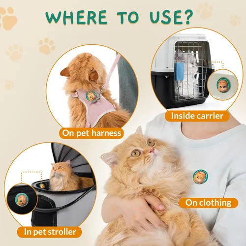 Vista 4 de Difusor calmante para gatos, para viajes, automóvil y uso doméstico, difusor de feromonas para gatos y gatitos para reducir la ansiedad y el estrés
