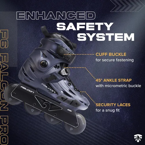 Vista 3 de Flying Eagle F6 Falcon Pro Freeskates - Patines en línea para adultos para hombres y mujeres, patines urbanos en línea, zapatos de patinaje