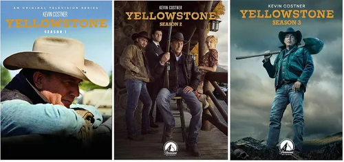 Vista 2 de Yellowstone The Complete Seasons - Juego de caja de DVD 1-3