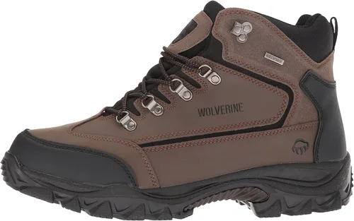 Vista 8 de WOLVERINE Botas de senderismo Spencer para hombre, MarrónNegro, 16-Jul