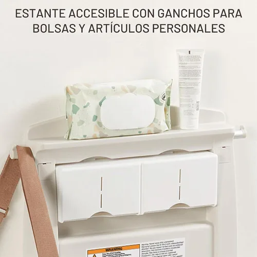 Vista 5 de Rubbermaid Commercial cambiador de bebés horizontal, gris, 1