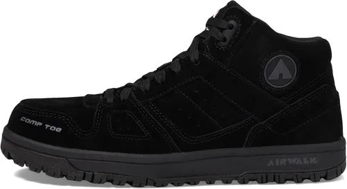 Vista 4 de Airwalk Mongo - Zapato industrial con punta de material compuesto para hombre Negro/Negro