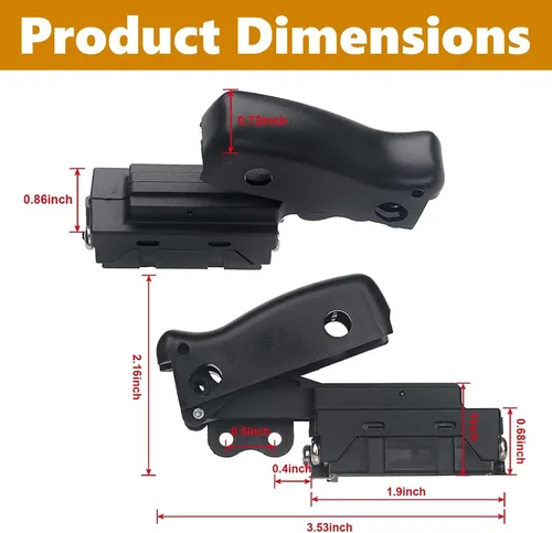 Vista 2 de Repuesto de nueva sierra ingletadora interruptor de encendido para DW712 DW715 DW716 DW717 DW718 DWS780