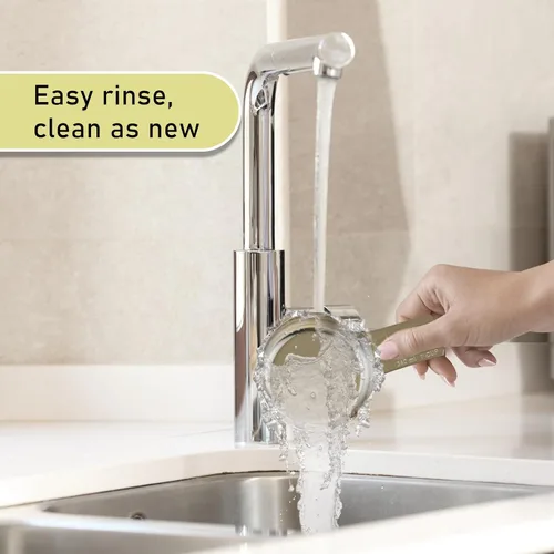 Vista 5 de 1 pieza 1-1/2 tazas (360ml, 12oz) Taza medidora única, cuchara medidora de acero inoxidable, medición métrica y en EE. UU., apta para lavavajillas