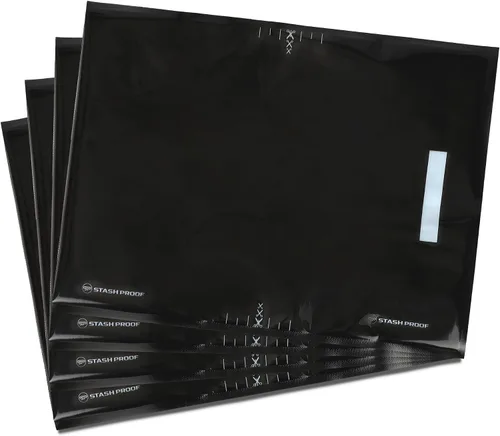 Vista 7 de Bolsas de sellado al vacío de 15 x 20 pulgadas (50 unidades) de 5.5 mil (negro y negro) – Sin BPA de grado comercial para almacenamiento, bolsa