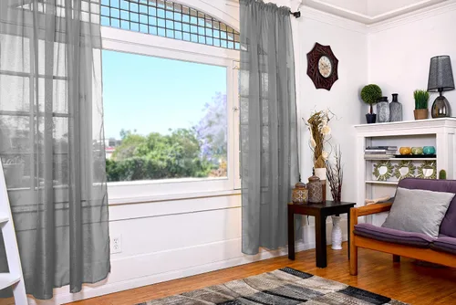 Vista 81 de All American Collection - cortinas Doli transparentes, 2 unidades Blanco