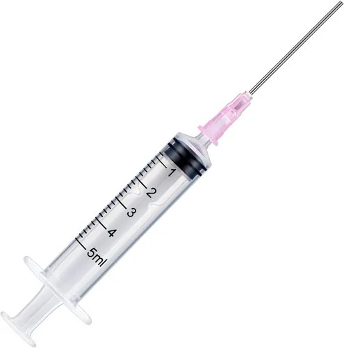 Vista 5 de Jeringa de plástico de llenado de tinta de 5 ML/CC con punta de aguja de acero inoxidable romo para pluma estilográfica, impresora
