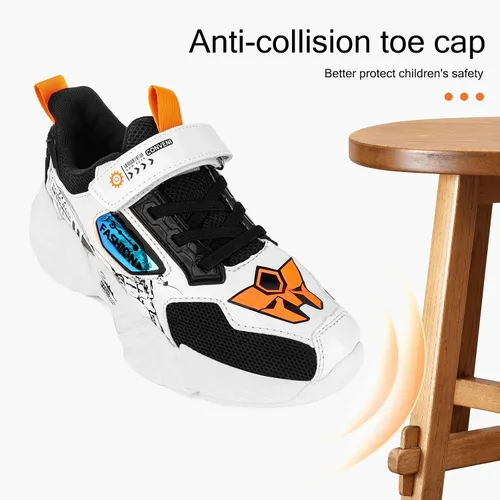 Vista 2 de Kids Boys Sports Shoes Casual Shoes Mesh Breathable Trend Fashion Children's Basketball Shoes Sports Running Shoes