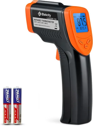 Vista 14 de Etekcity Termómetro infrarrojo láser pistola de temperatura 1080, -58°F ~ 1130°F para carne, alimentos, dulces, pizza, horno, pistola de calor