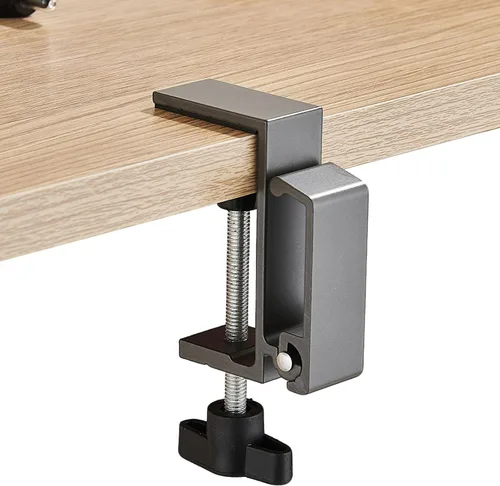 Vista 10 de JAKO Headphone Stand for Desk, Aluminum Alloy Foldable Headphone Holder - Headset Stand Hook Mount, PC Gaming Headset Holder Under Desk Clamp for