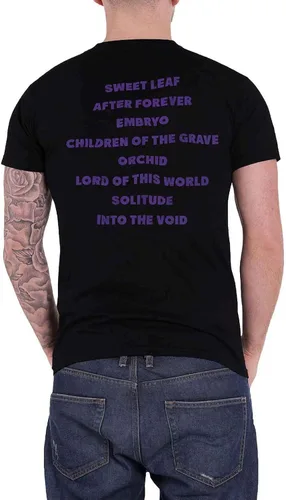 Vista 2 de Black Sabbath Masters of Reality Album - Camiseta de manga corta para hombre, color negro, XXL