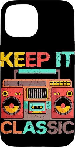 Vista 6 de Keep It Classic Radio 80s 90s Retro Vintage Cassette Player Funda para iPhone 17