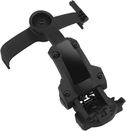 Vista 5 de Adaptador táctico para auriculares de riel para casco, kit de soporte de auriculares de rotación multiángulo compatible con OPS Core ARC/Team Wendy