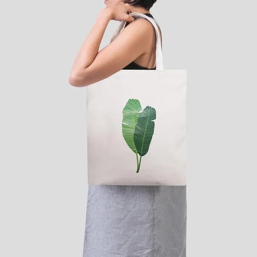 Vista 2 de PATIKIL Bolsa de lona para mujer, bolsa de lona con bolsillos con cremallera, resistente y reutilizable, bolsa de hombro grande