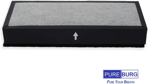 Vista 5 de PUREBURG Filtro de repuesto compatible con purificadores de aire Alen T100 T300, paquete de 2 unidades H13 HEPA y prefiltro de carbón activado Air