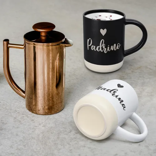 Vista 4 de Cabtnca Regalo de propuesta de padrinos, regalo de propuesta de padrinos, tazas Padrino Madrina, regalos de cumpleaños de Navidad para padrinos