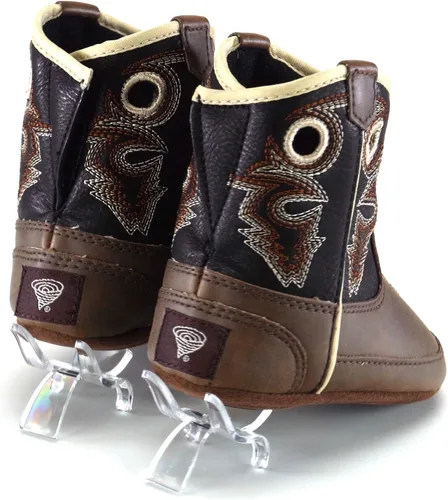 Vista 3 de M&F Western Kids Unisex-Child Trace Baby Boy's InfantToddler Bucker Boot First Walker Shoe
