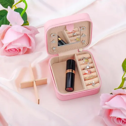 Vista 7 de Regalos para hermanas de hermana, pequeño joyero de viaje, organizador de joyas, caja de joyería, regalos inspiradores para hermanas, amigas, niñas