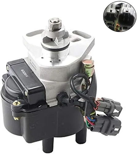 Vista 2 de MOSTPLUS Distribuidor de encendido compatible con Toyota Corolla Celica Geo Prizm 4AFE 8474403, D9069, 19020-15140, 16140, 31-77416