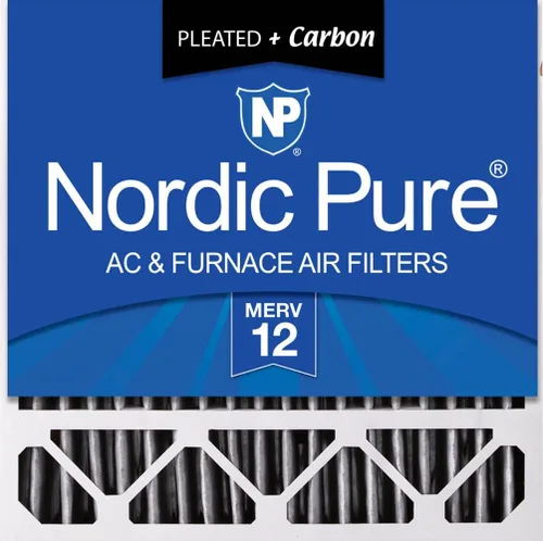 Vista 19 de Nordic Pure 20 x 20 x 5 (19_5/8 x 19_7/8 x 4_3/8) Honeywell/Lennox MERV 8 filtro de aire de repuesto, 1 paquete