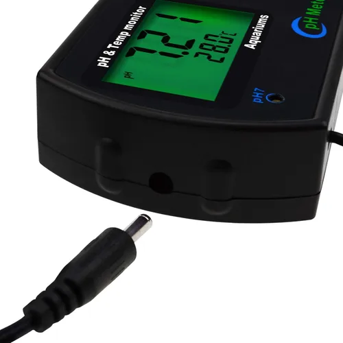 Vista 7 de Medidor de pH y temperatura combinado 2 en 1 Probador de calidad del agua Electrodo de pH BNC reemplazable para acuarios Tanques hidropónicos