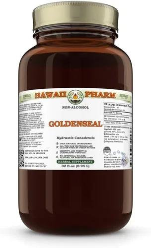 Vista 9 de Goldenseal (Hydrastis Canadensis) Extracto de hoja sin alcohol, 2 onzas líquidas