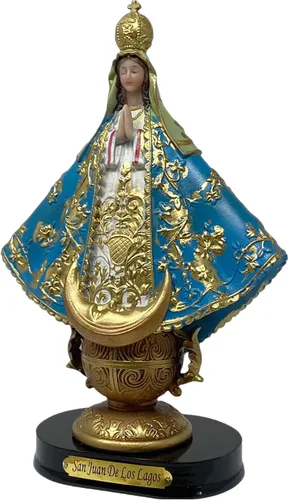 Vista 2 de San Juan De Los Lagos 8" Virgen " Cihualpilli" Nuestra Señora de San Juan de los Lagos