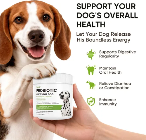 Vista 2 de Probióticos para perros Salud digestiva intestinal Probióticos masticables