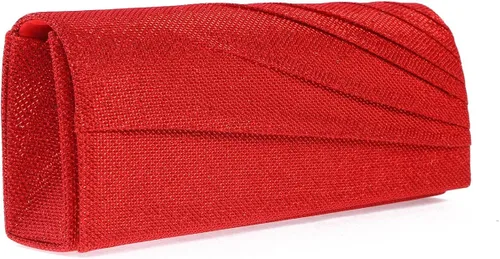 Vista 5 de Damara Womens Pintuck Flap Crossbody Triángulo Evening Party Purse
