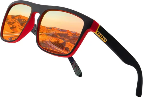 Vista 10 de RAKREN Gafas de sol polarizadas cuadradas para hombres y mujeres, clásicas, para pesca, conducción, deportes, para hombres, 100% protección UV