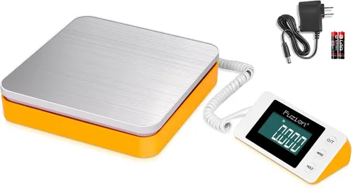 Vista 9 de Fuzion Báscula Digital de Envío de 88 lb × 0.1 oz, Báscula Postal de Acero Inoxidable Duradera con Tara, 4 Modos de Pesaje, Báscula de Envío