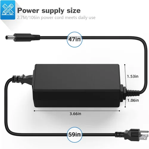 Vista 3 de VUOHOEG Cargador para portátil de 45 W compatible con Dell Inspiron 11 3000 (3152/3153/ 3157/3162/ 3168/3179, Inspiron 13 5000 2 en 1
