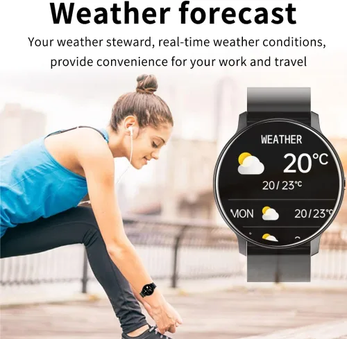 Vista 7 de Reloj inteligente para TCL 20 A 5G – Relojes de seguimiento de actividad física para hombres y mujeres, IP67 resistente al agua con pantalla táctil