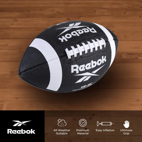 Vista 3 de Reebok - Football, Composite Leather, Innovative Soft Grip Technology, Cushion Lining, Stylish, Ideal for Sports