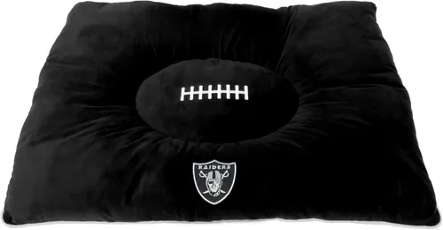 Vista 15 de NFL PET Bed - Cama de almohada de felpa suave y acogedora de Arizona Cardinals. Cama de fútbol para perros. Cama de colchón deportivo cálido
