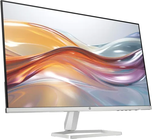 Vista 2 de HP Monitor de computadora 1080P de 27 pulgadas en plata y negro, pantalla IPS antirreflejos de 27 pulgadas Full HD (1920 x 1080) 75Hz con AMD