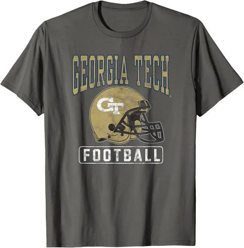 Vista 27 de Georgia Tech Yellow Jackets - Camiseta con casco de fútbol, Negro
