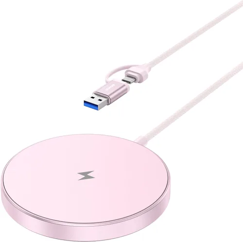 Vista 11 de BENFEI Cargador Inalámbrico Magnético de 15W Compatible con Cargador MagSafe/iPhone 16/16 Pro/16 Plus/16 Pro Max/iPhone 15 Pro Max Plus/iPhone 14 13
