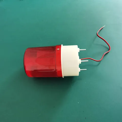 Vista 3 de Luz de advertencia de baliza estroboscópica giratoria – 100 V 110 V-220 V CA de gran voltaje rojo intermitente lámpara de señal de seguridad