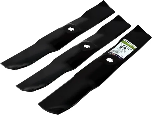 Vista 8 de Maxpower 561813B Juego de 3 cuchillas para John Deere Rider de 54 pulgadas, reemplaza a GX21380, GY20684 y GY20679