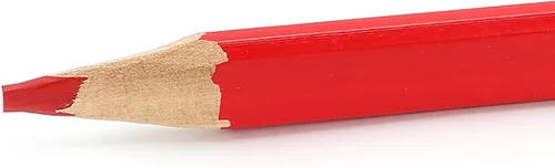 Vista 7 de Lápices de carpintero, 10 lápices de marcado de madera con plomo rojo para carpinteros y trabajadores de la construcción, lápices de construcción